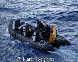 Choppy or not diving is on! by Karl Hodgkins 